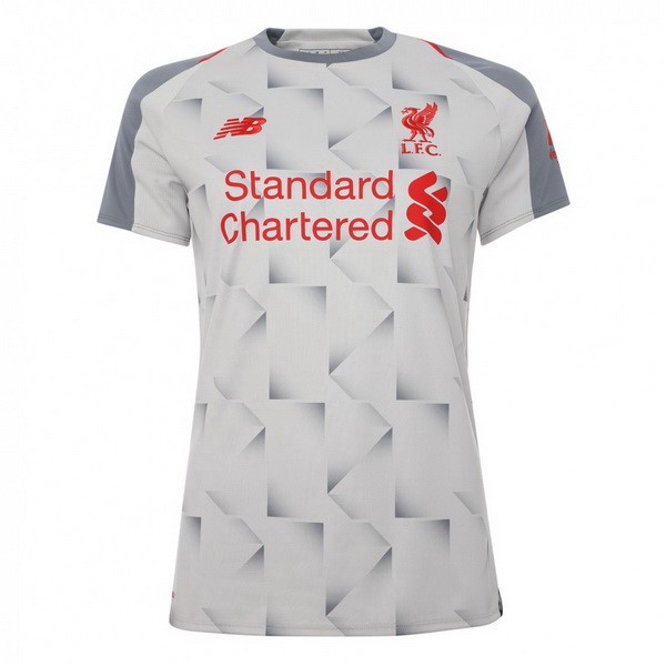 Camiseta Liverpool Tercera equipación Mujer 2018-2019 Blanco